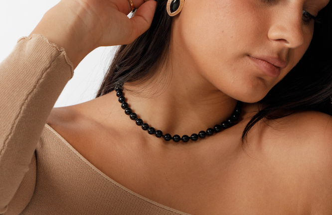 LIV NECKLACE | Midnight