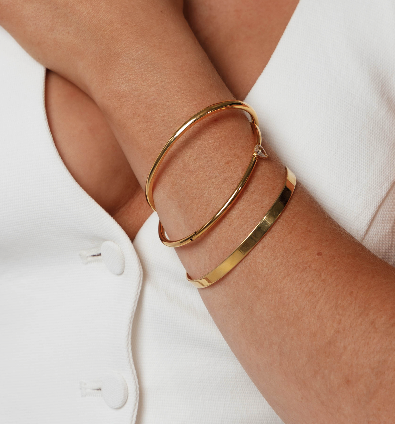 BARCA BANGLE | 6mm 14k Gold