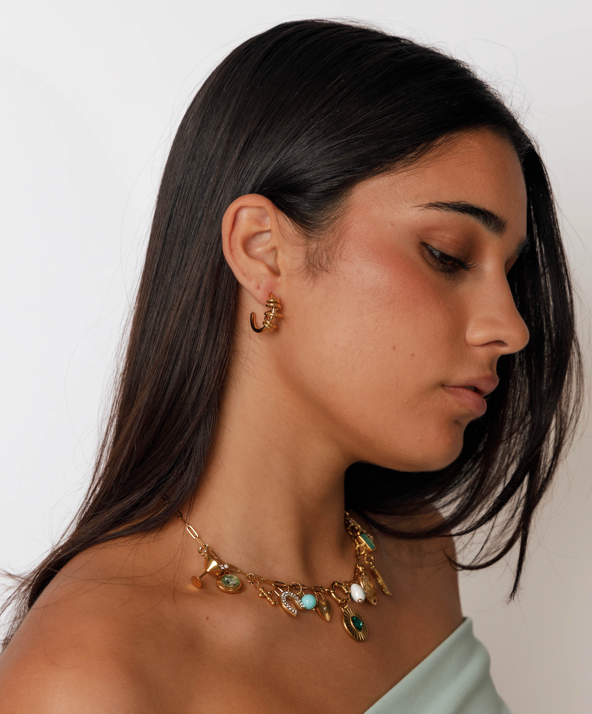 TWISTED HOOP | Gold