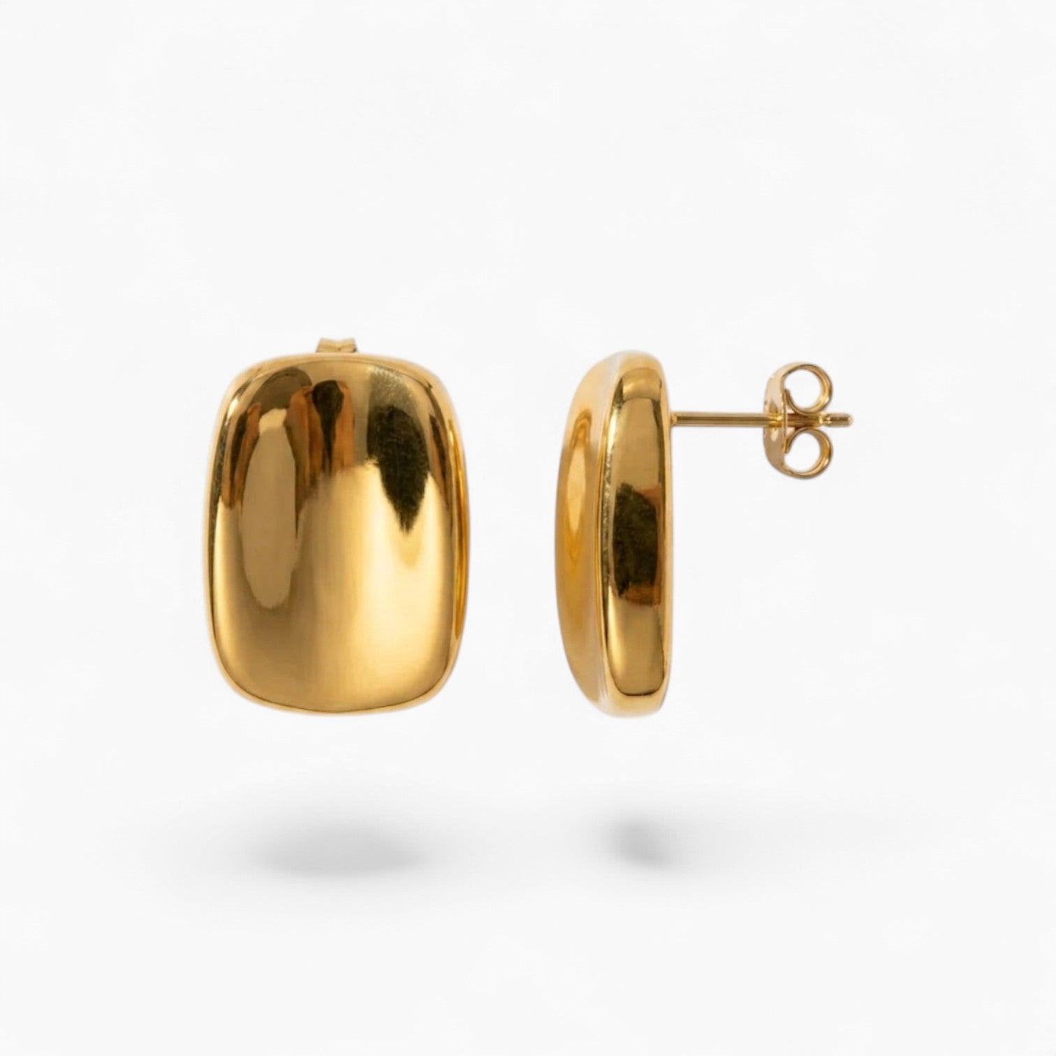 CURVE EARRINGS | Gold