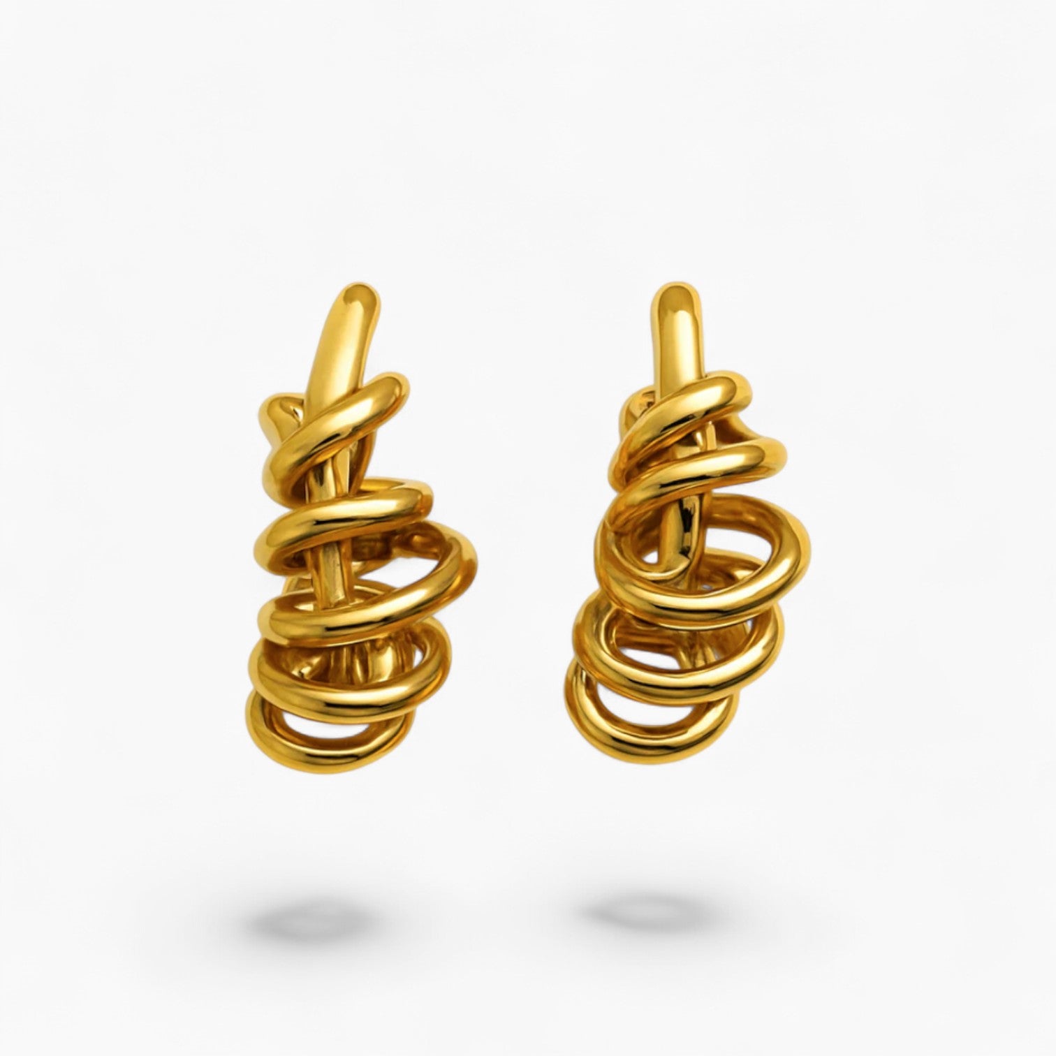 TWISTED HOOP | Gold