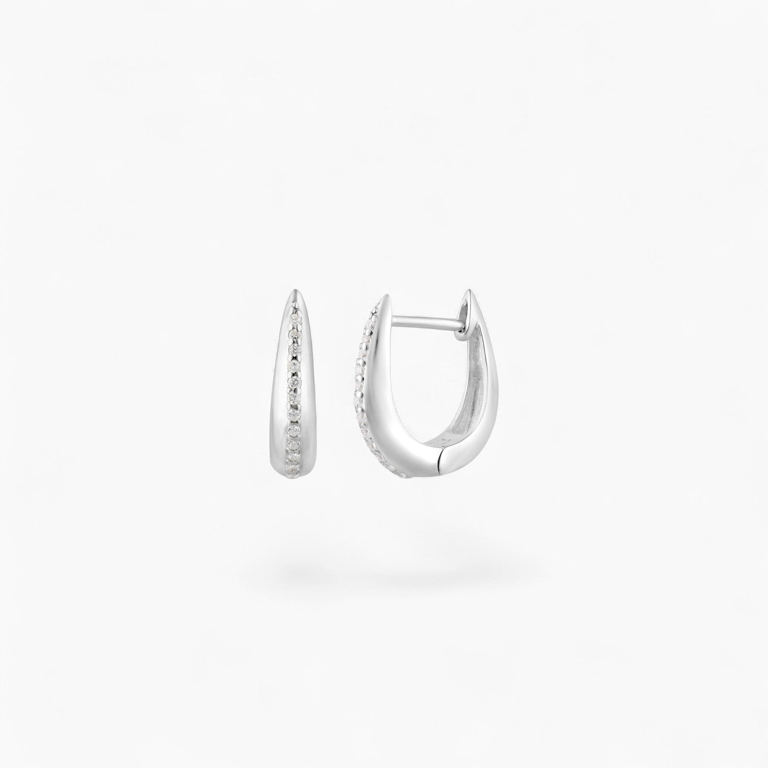 PORTOFINO HUGGIES | Diamante Sterling Silver