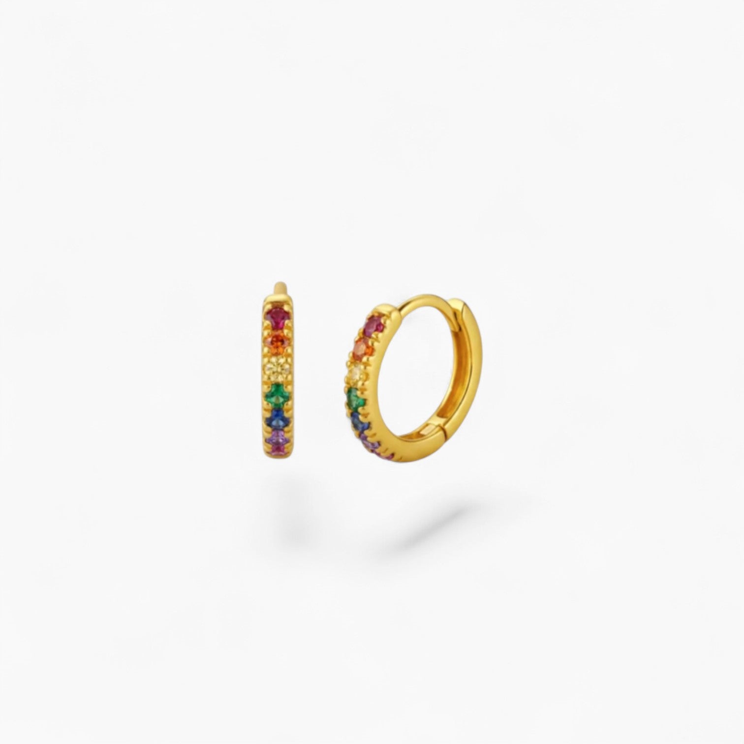ROMEE HUGGIES | Rainbow 14k Gold