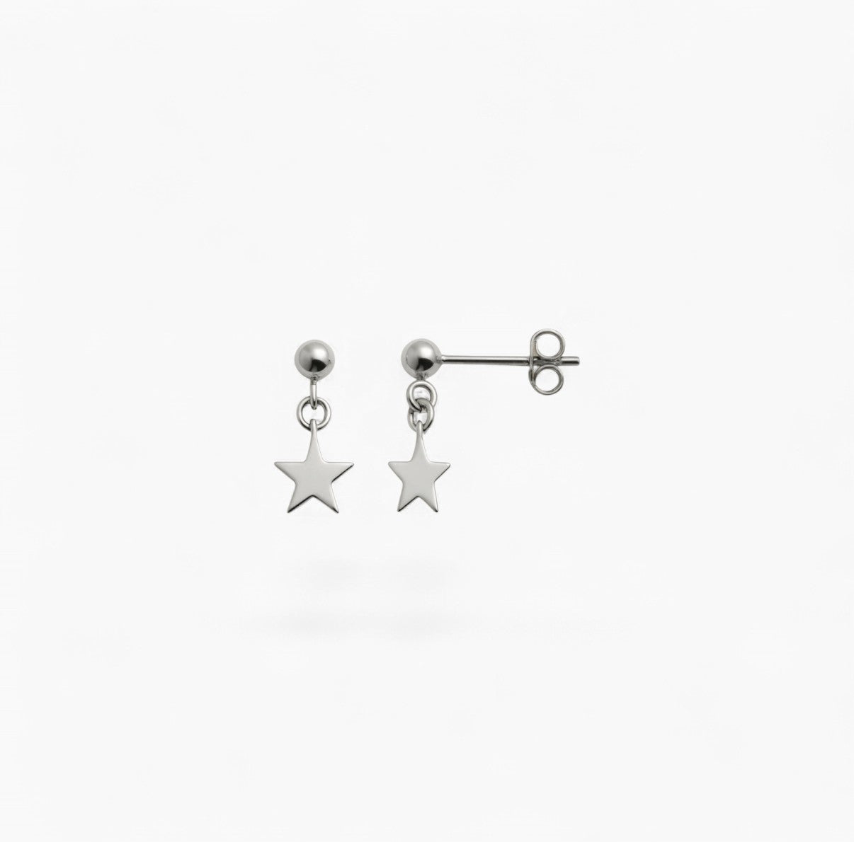 DROP STAR STUD | Sterling Silver