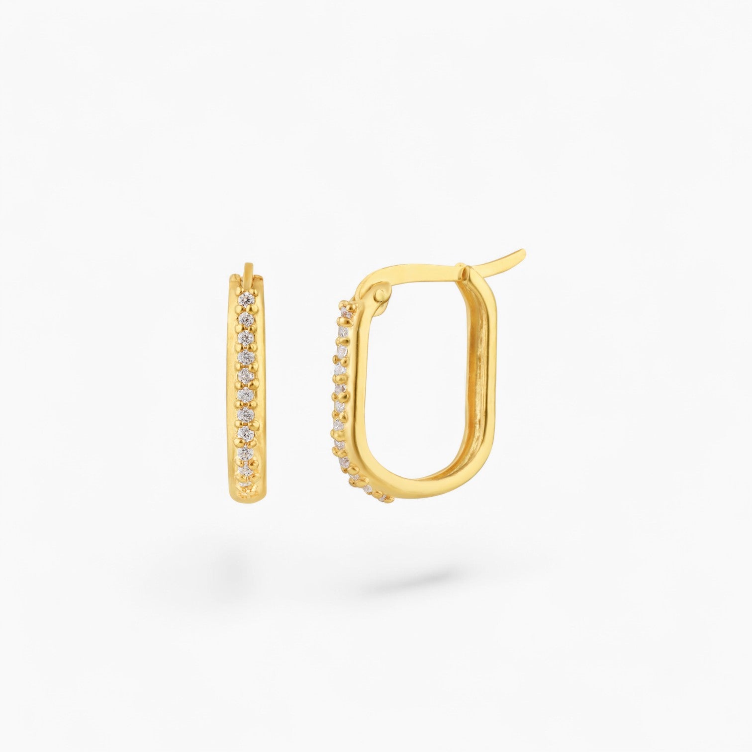 LUNA HOOP | Waterproof 14k Gold