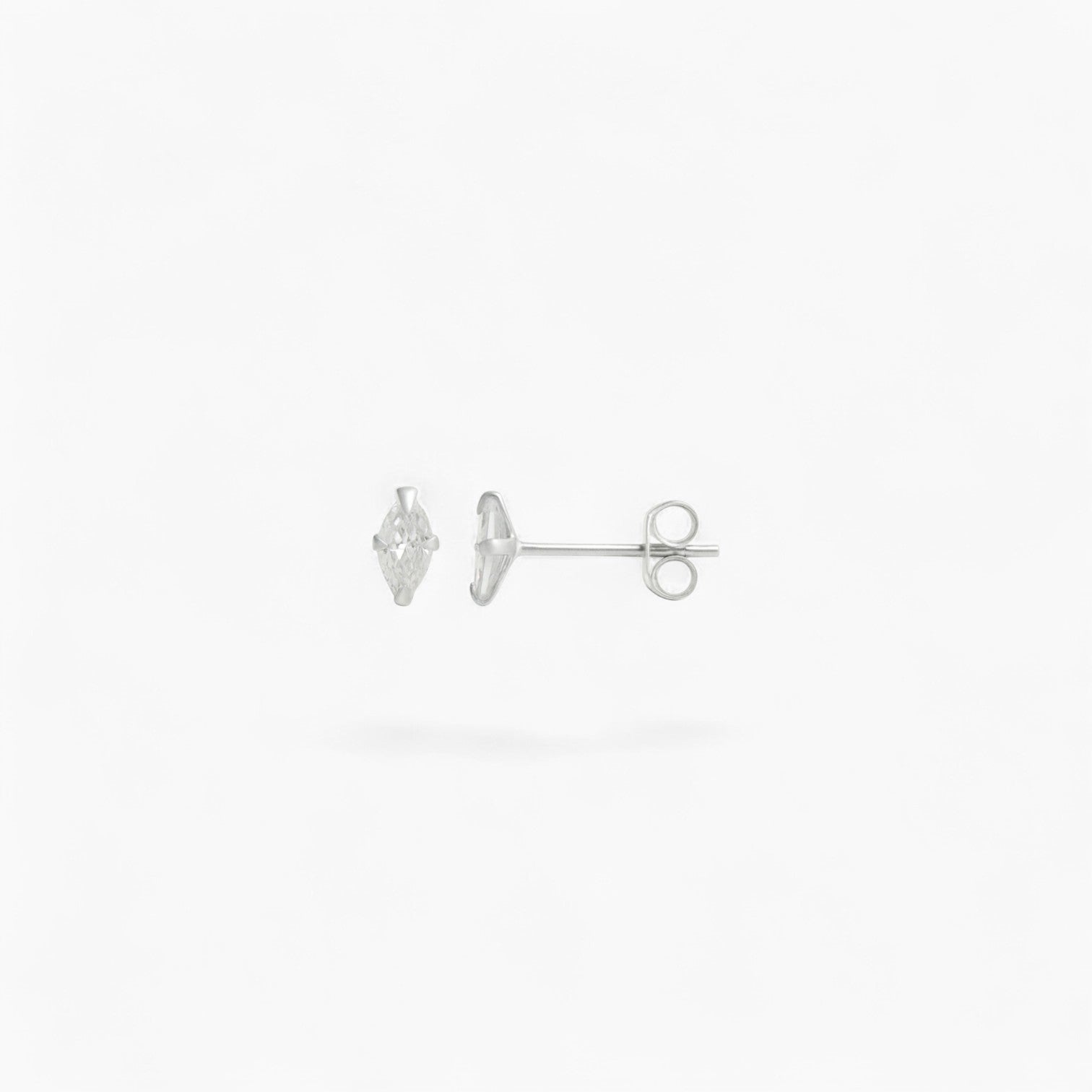MARQUISE DIAMANTÉ STUD | Mini Sterling Silver