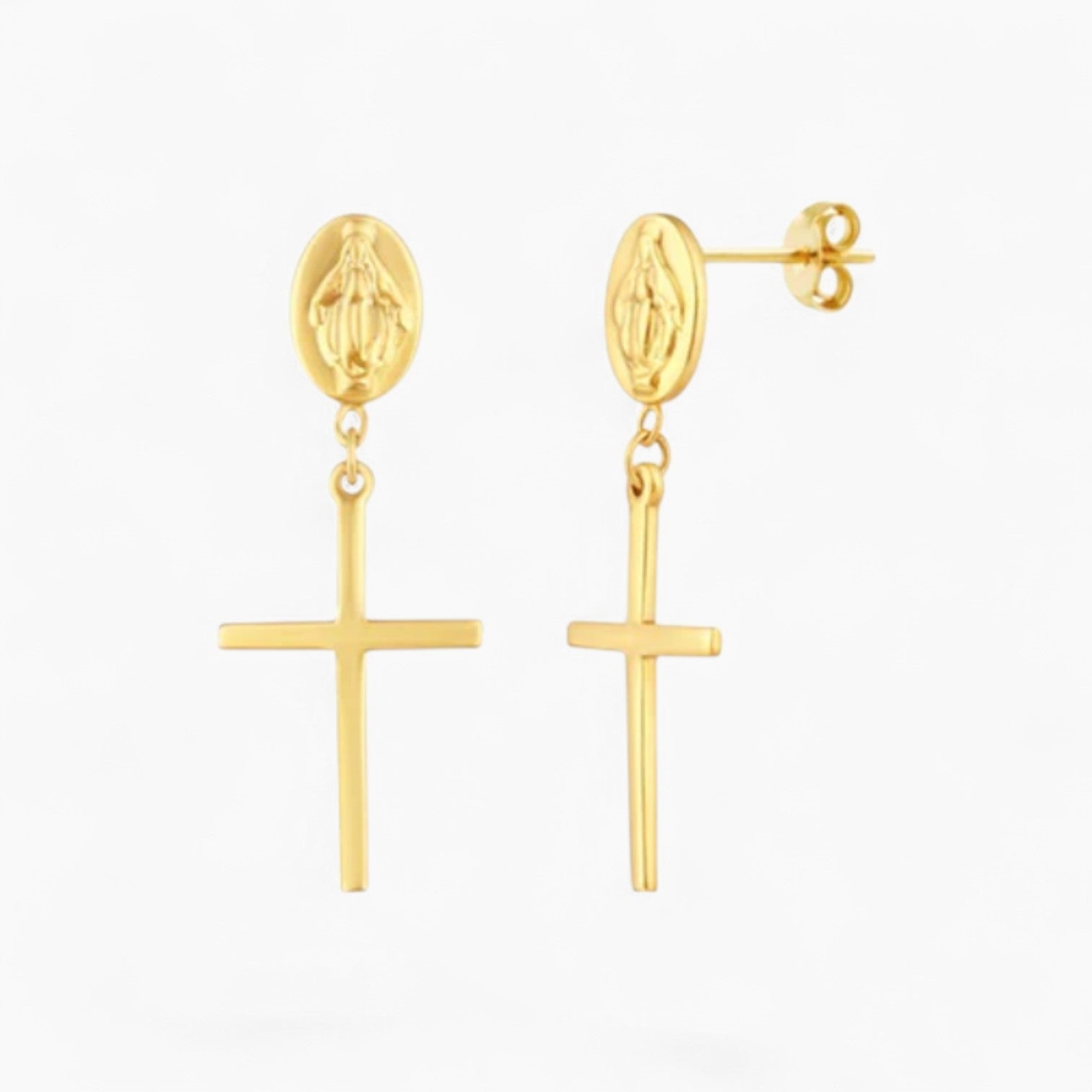 ARAMINTA STUDS | Waterproof 14k Gold