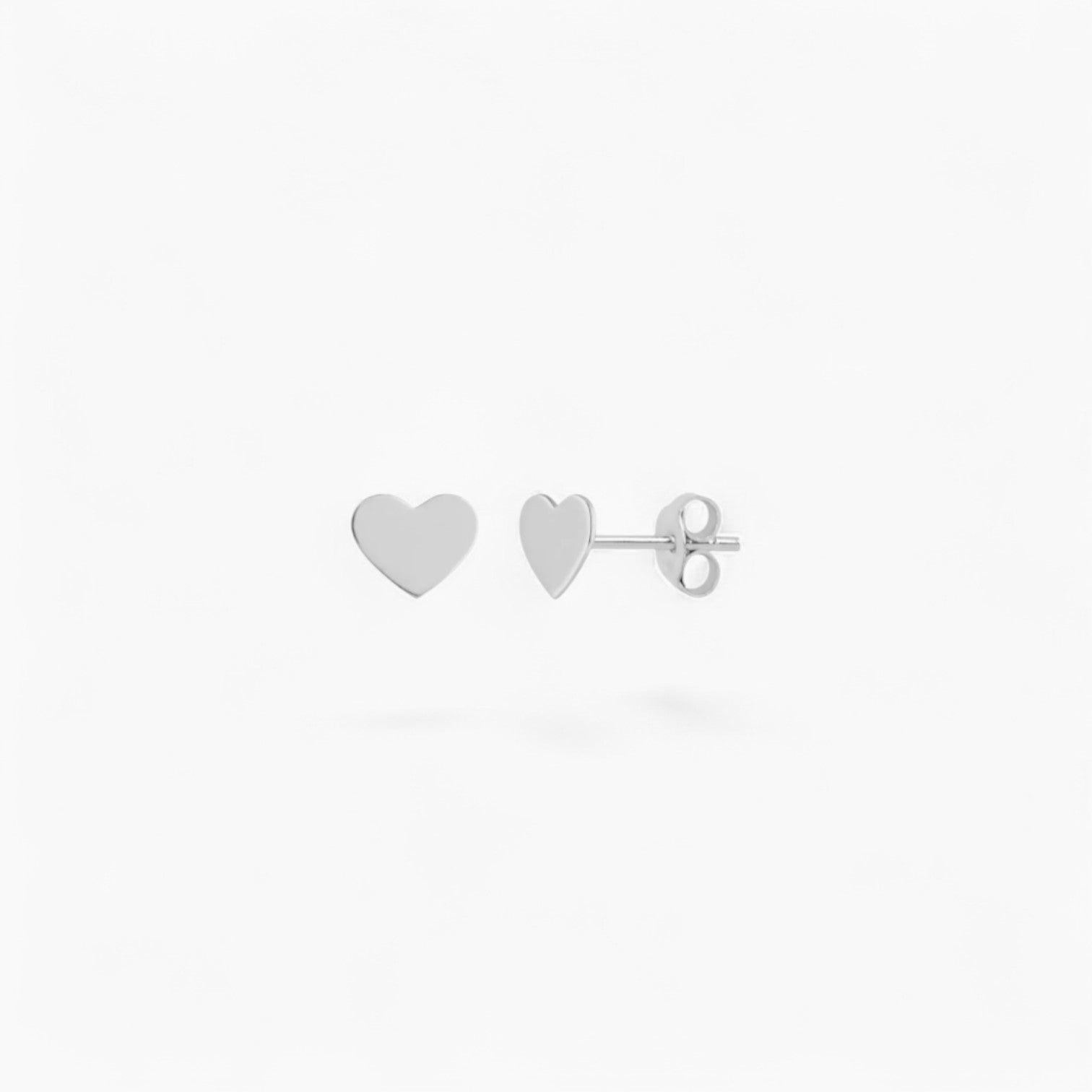 HEART STUD | Sterling Silver