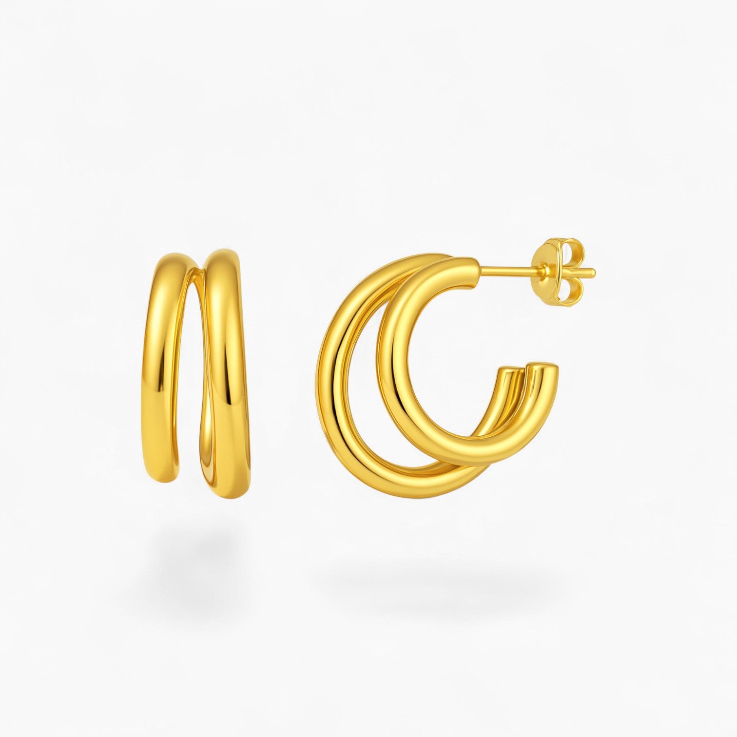 HALO HOOPS | Waterproof 14k Gold