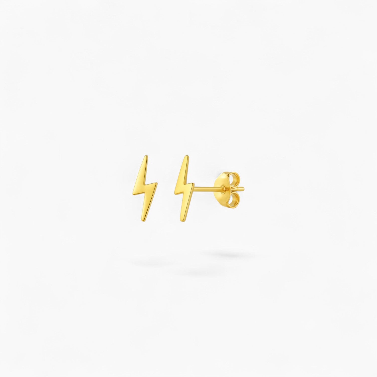 LIGHTNING STUD | 14k Gold