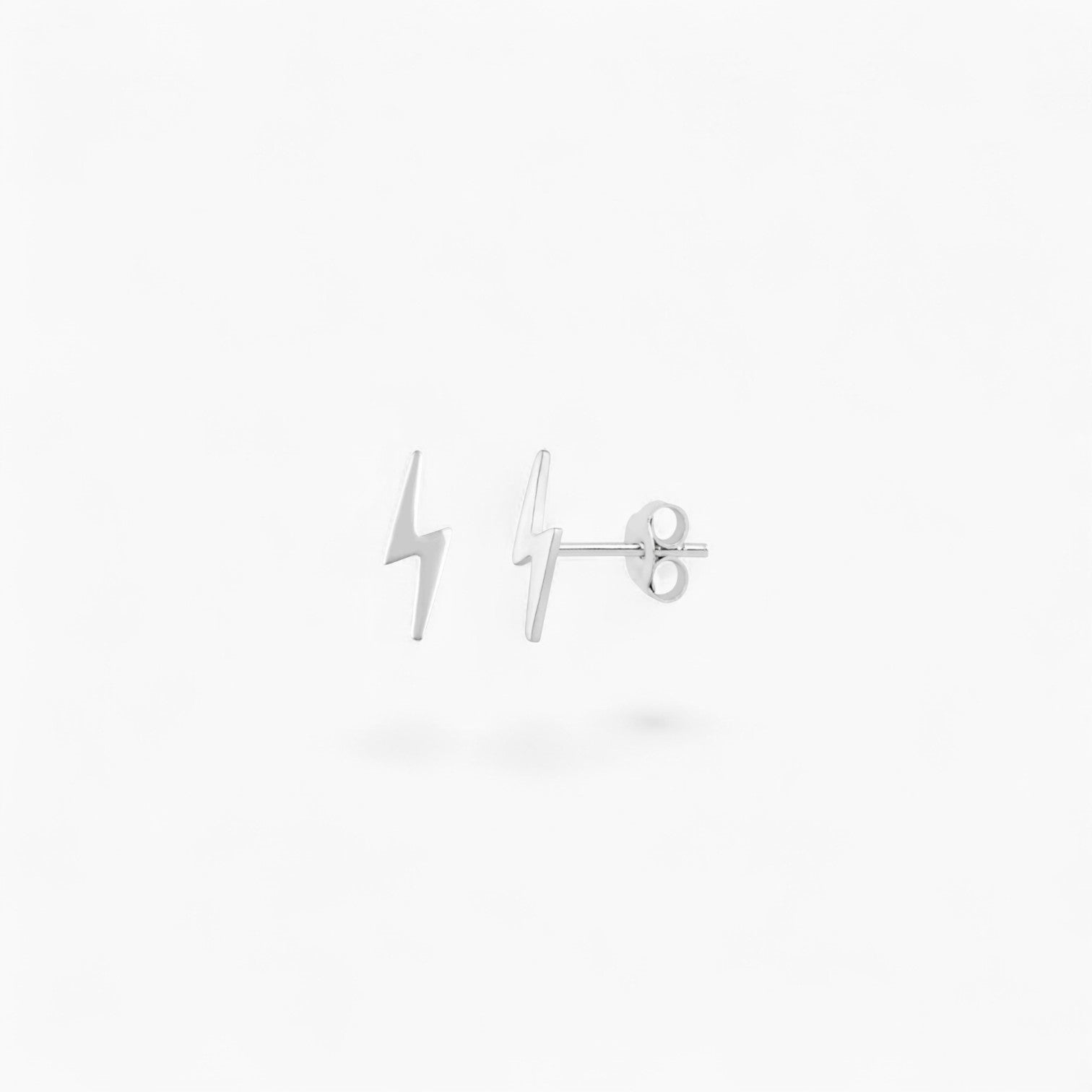 LIGHTNING STUD | Sterling Silver