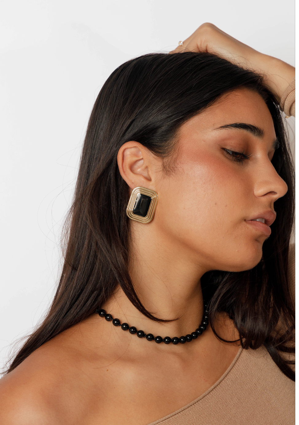 CLEA EARRINGS | Mega Midnight Gold