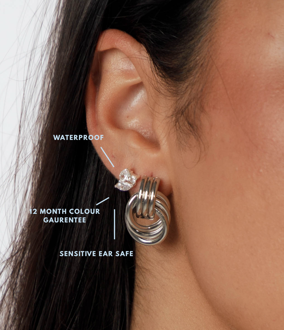 HENLIE EARRINGS | Mini SIlver