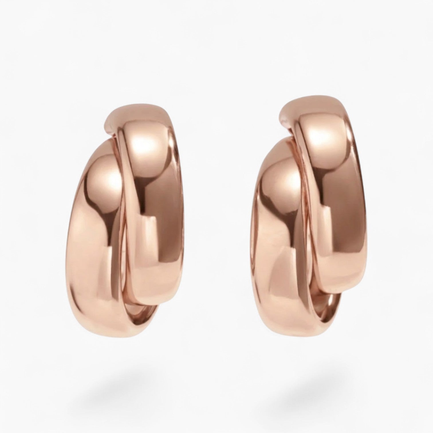 LUNE EARRINGS | Rose Gold