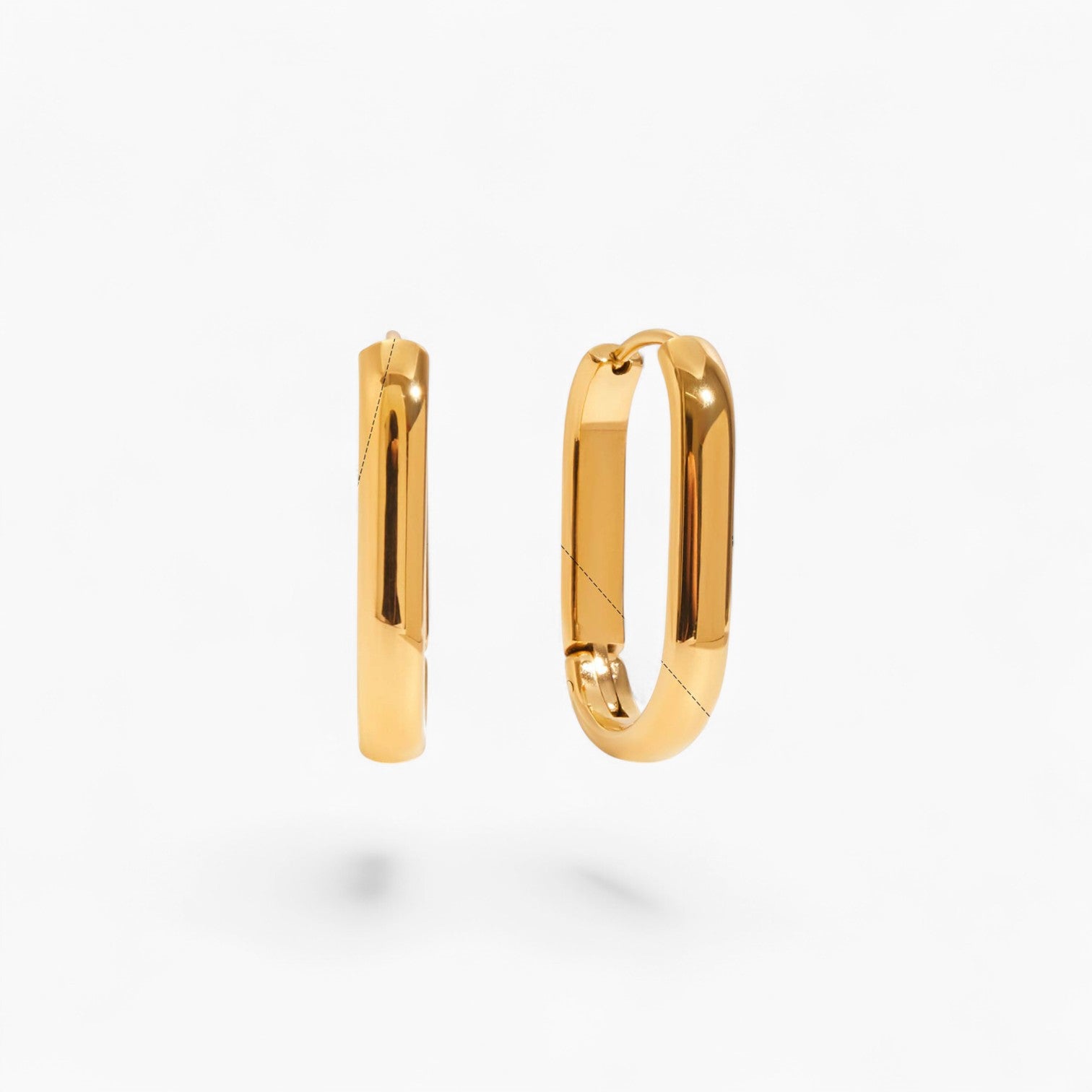 LYRA HOOPS | Waterproof 18k Gold