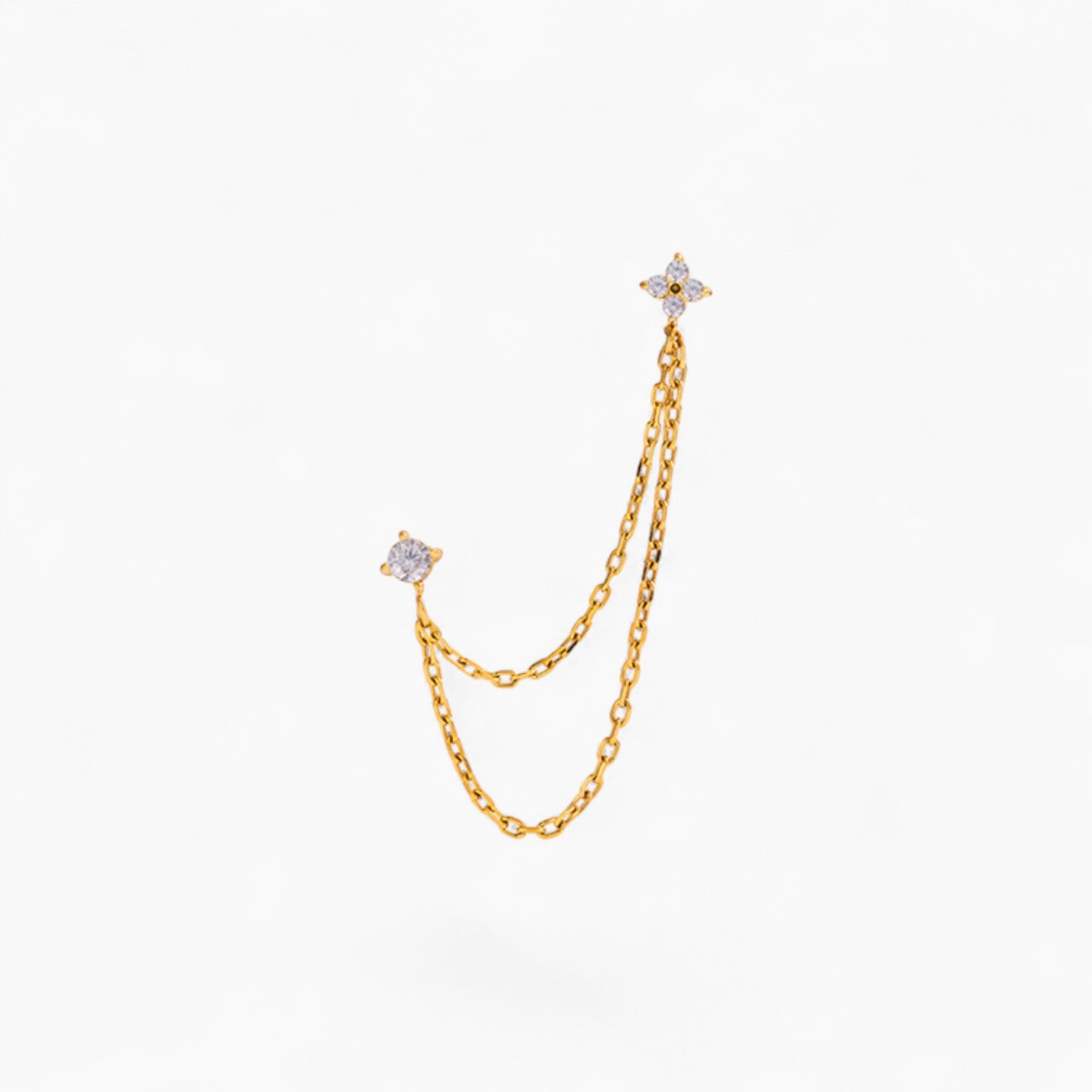 ZARLI LAYER STUD | Waterproof 18k Gold