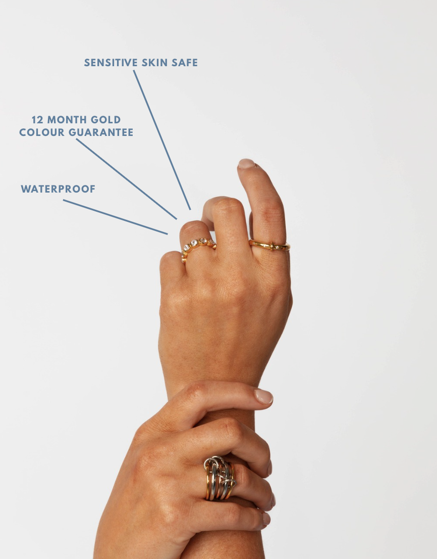 SERENA RING | Waterproof 18k Gold