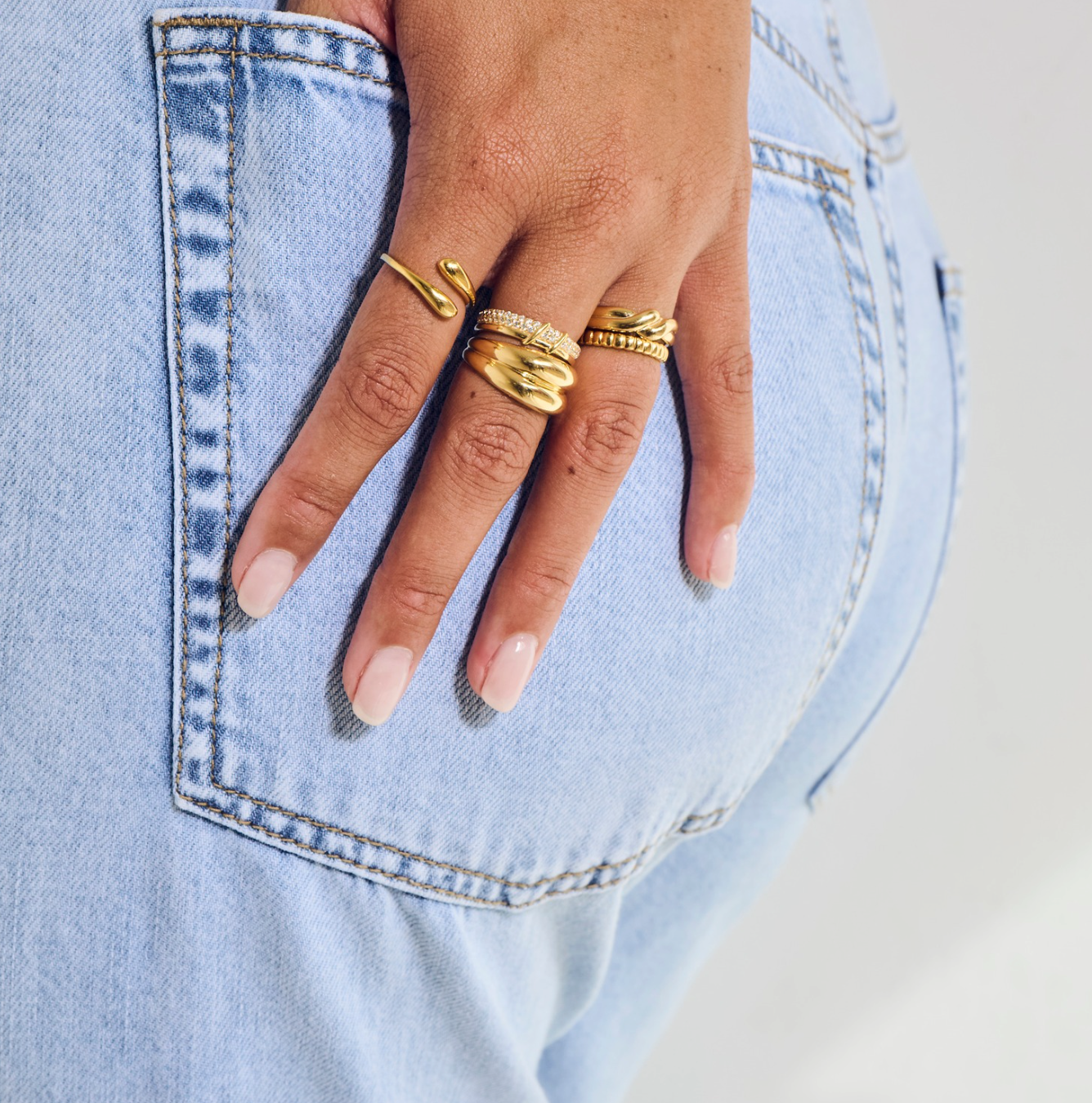 BLAKE TWIST RING | 14k Gold