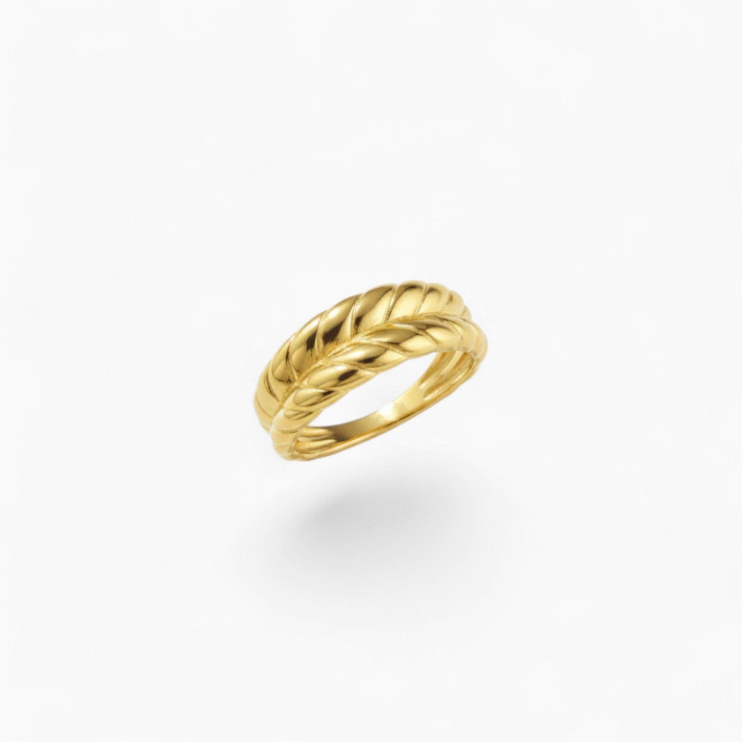NARRA RING | Double Layer 14k Gold
