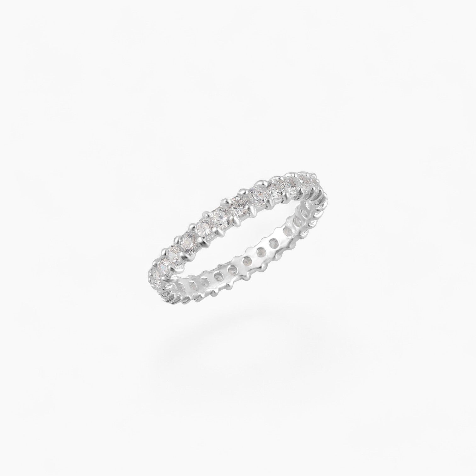 ISSY RING CLEAR - Sterling Silver