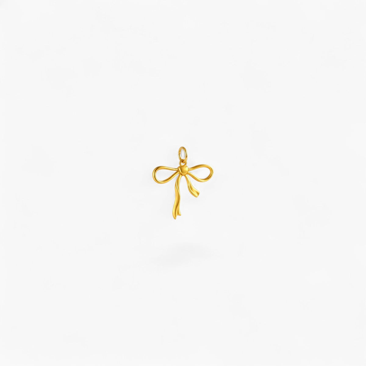 BOW CHARM - 14k Gold