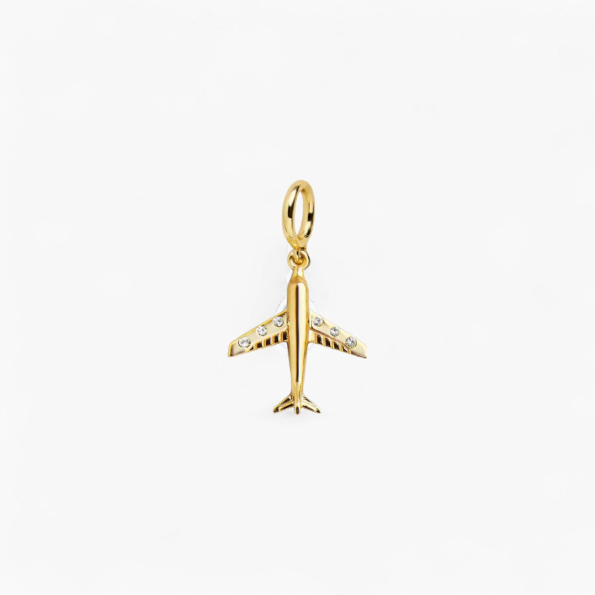 Aeroplane Charm | 18k Gold Plated + Waterproof