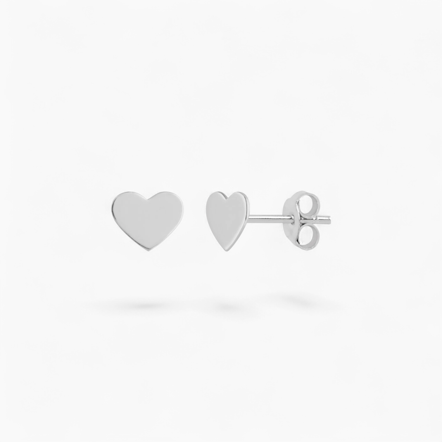 HEART STUD - Sterling Silver