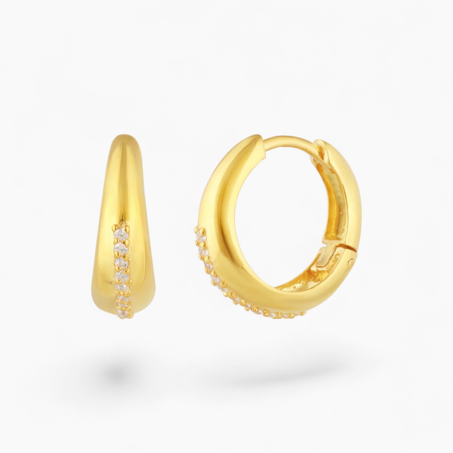 DIAMANTE HAZEL HUGGIES - 14k Gold