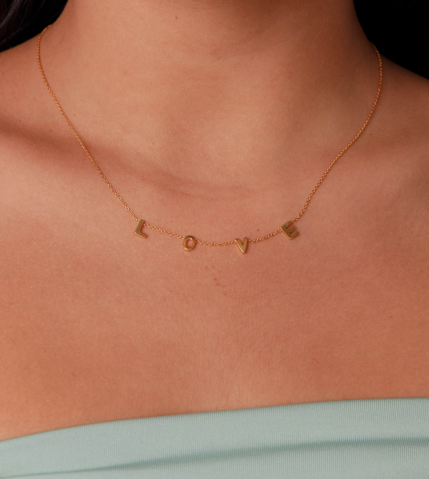 LOVE NECKLACE | 14k Gold