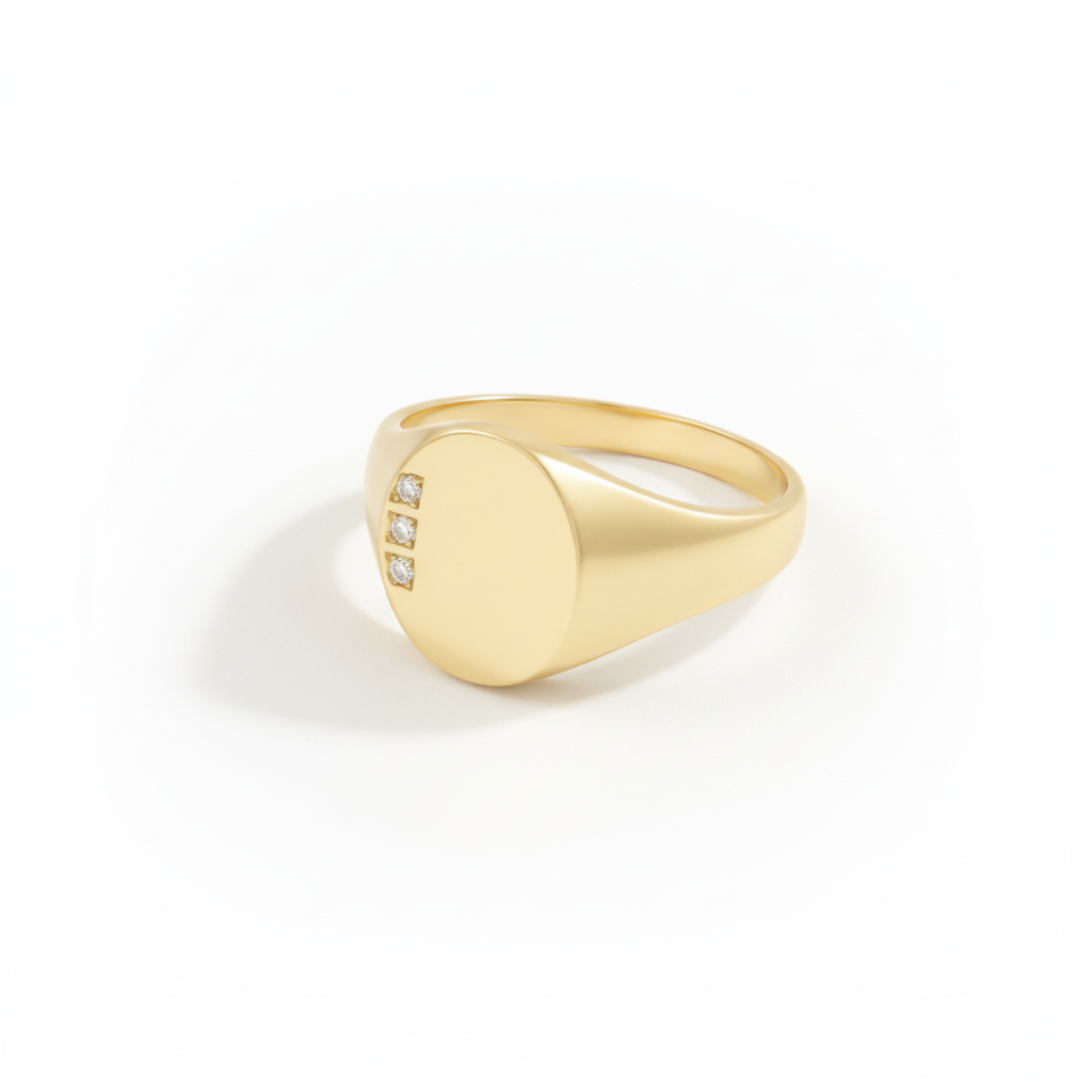 CELESTIAL RING - 14k Gold White Backdrop