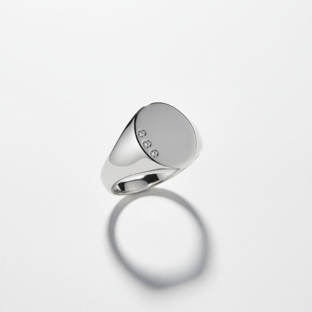 CELESTIAL RING - Sterling Silver White Backdrop