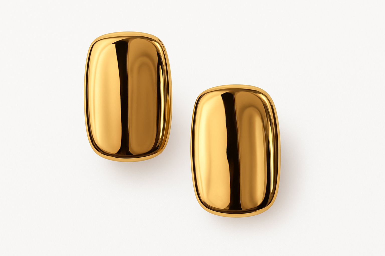 Enhanced GOLD CURVE STUDS - LUVERS with improved quality