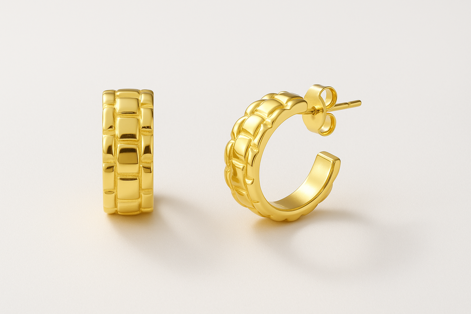 Generated ST TROPEZ HOOPS - Gold product image