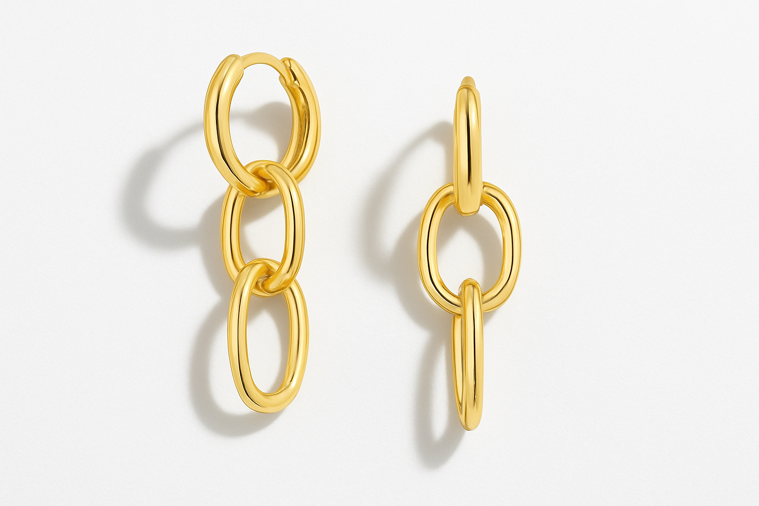 Generated studio image of Emma Huggies in 14k Gold