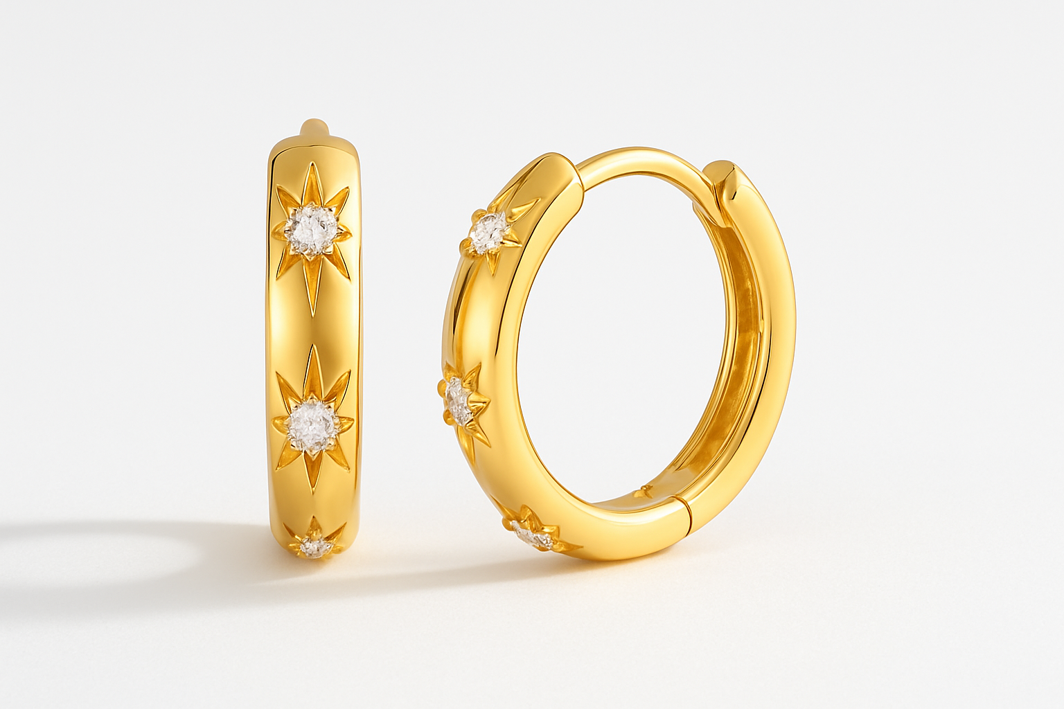 Generated studio image of Raphy Huggies in Gold