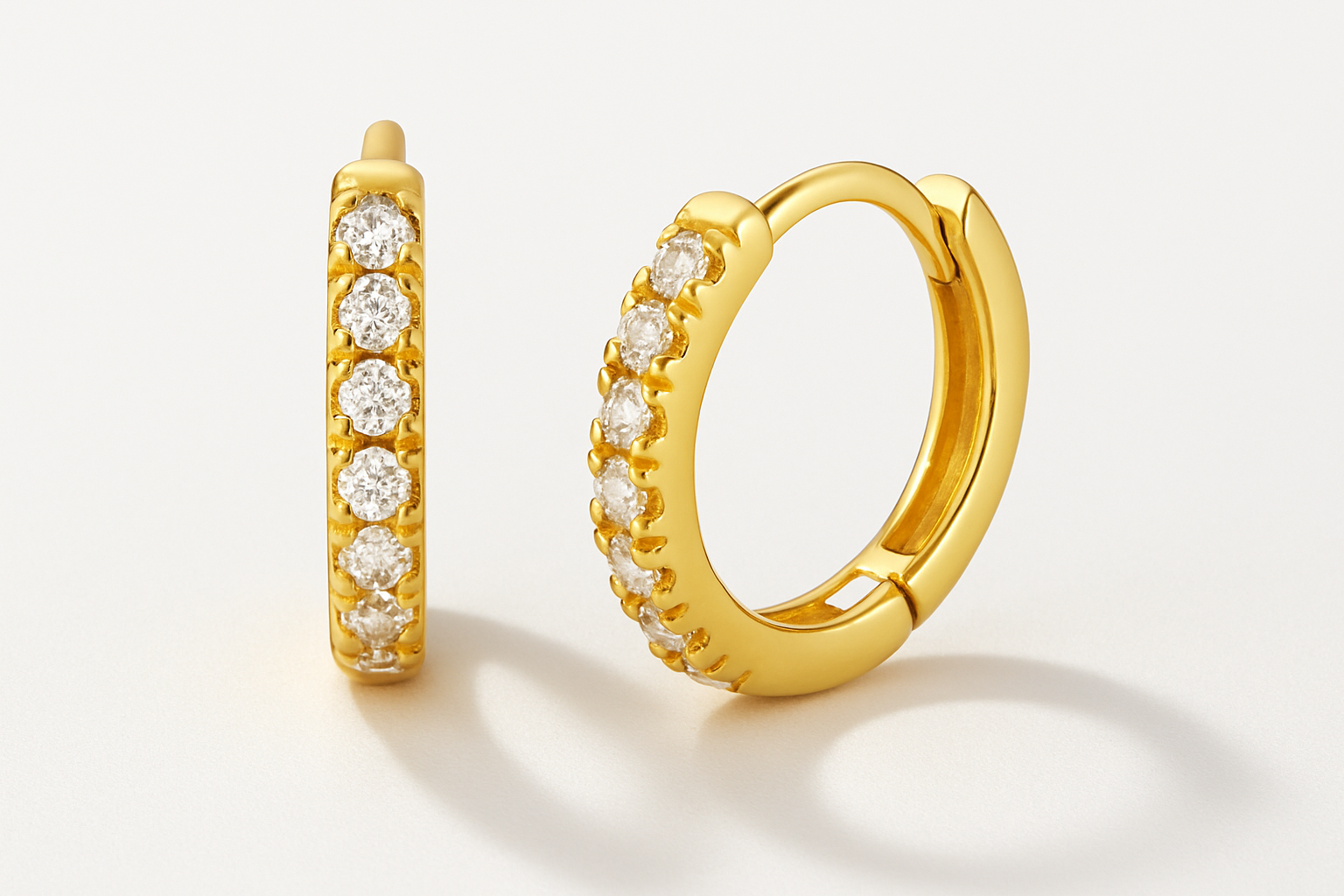 Generated studio image of Romee Huggies in Gold