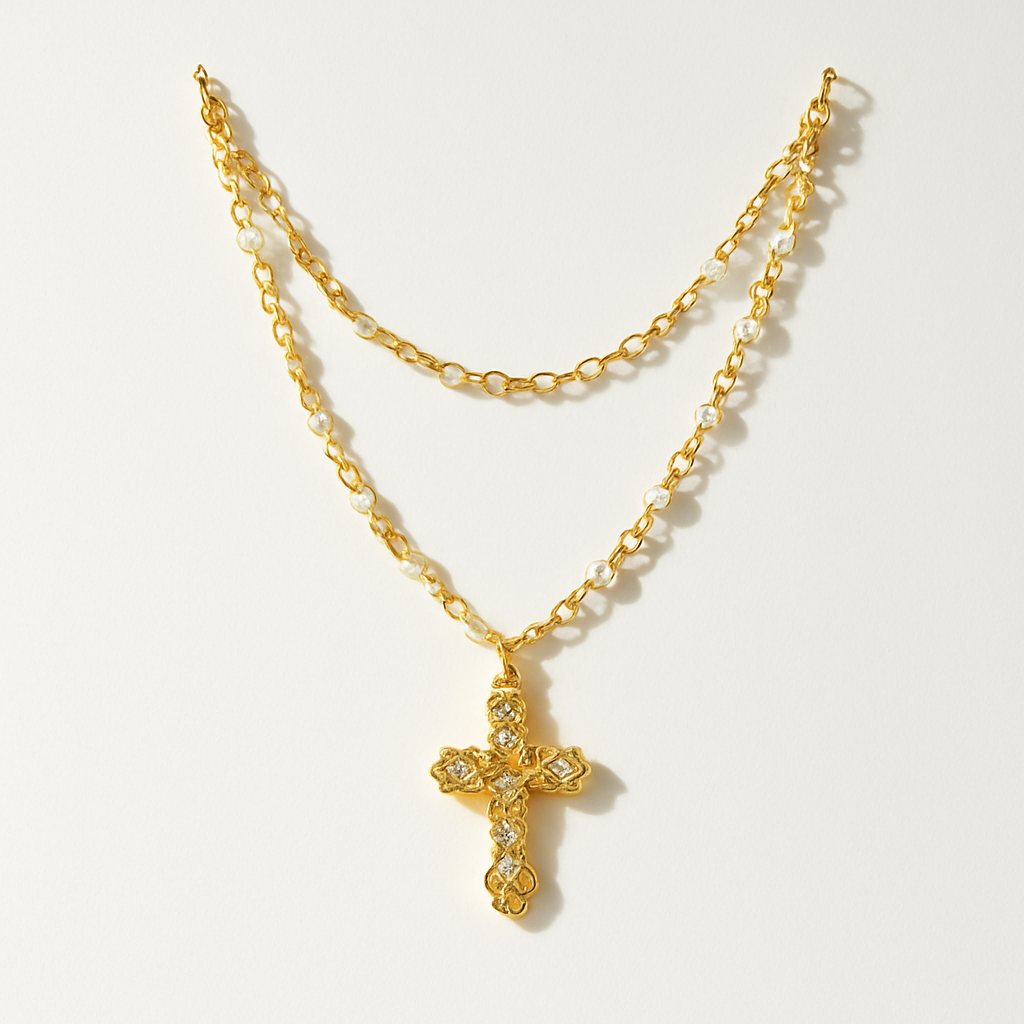 Gold Blair Necklace Studio Image