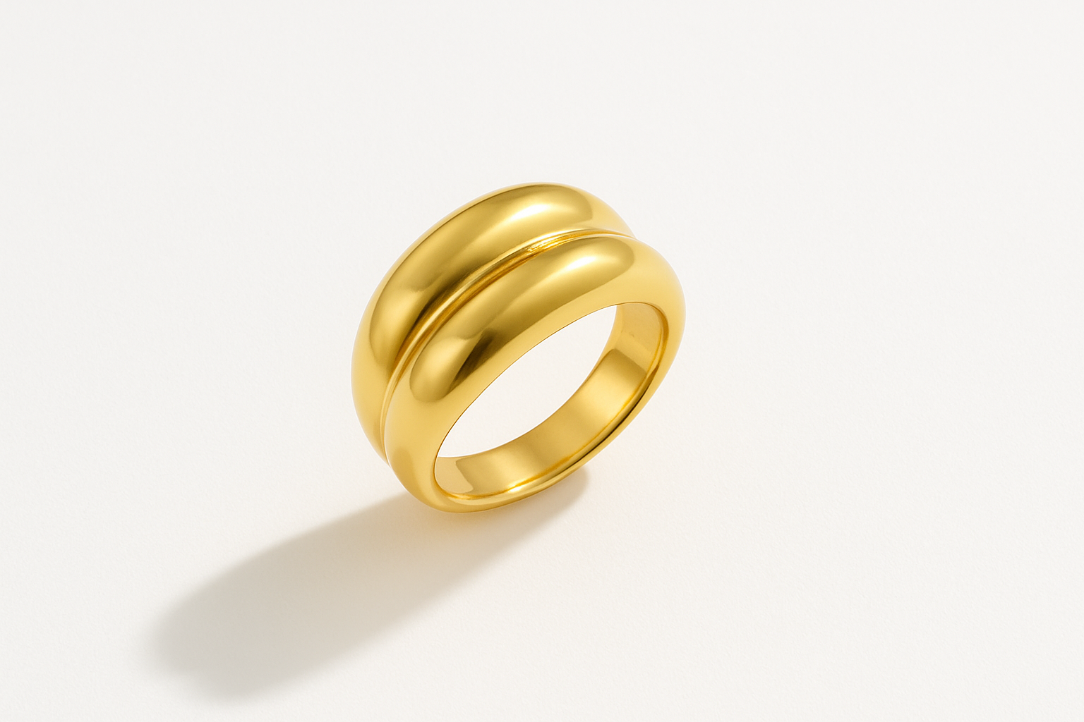 HVAR RING - 14k Gold Studio Flat Lay