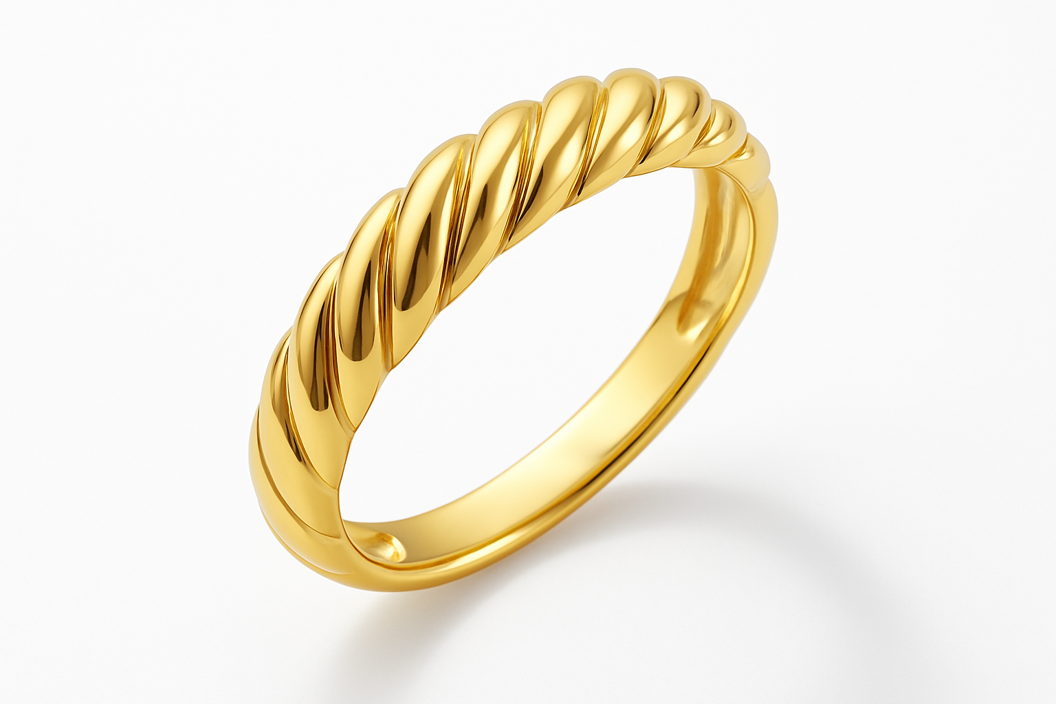 Narra Ring Gold - Studio Quality White Background