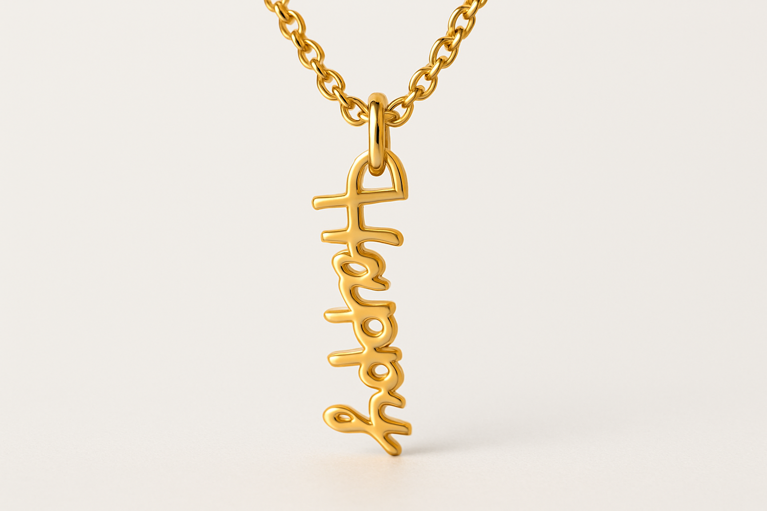 HAPPY CHARM - 14k Gold - Studio Finish