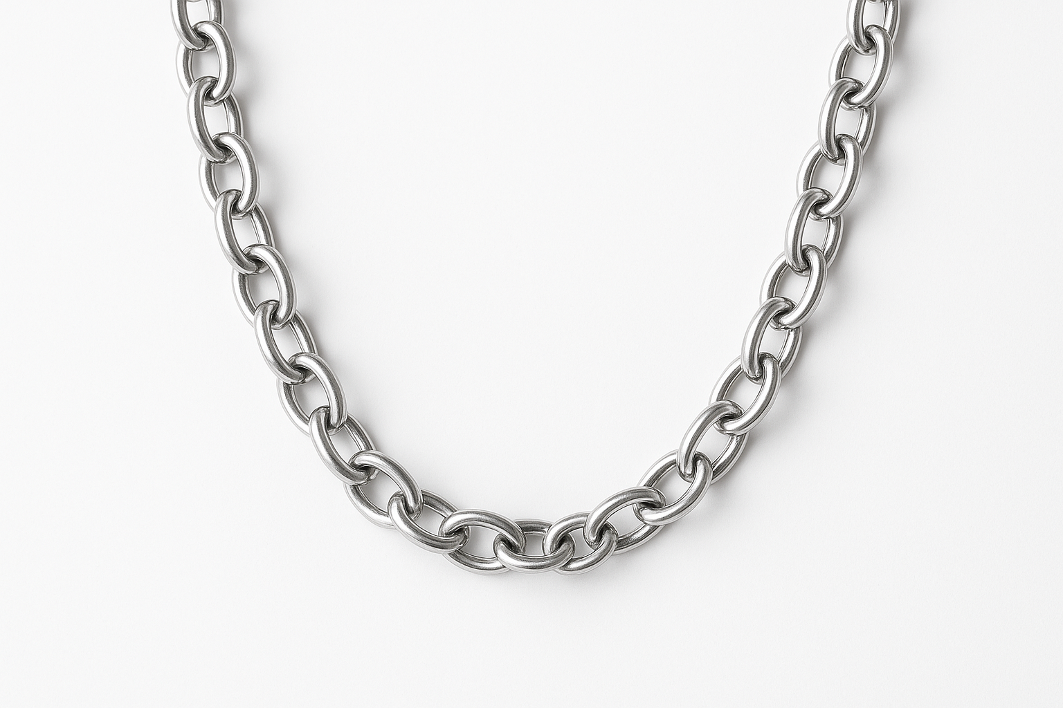 CHARLOTTE NECKLACE - Sterling Silver - Chain Design