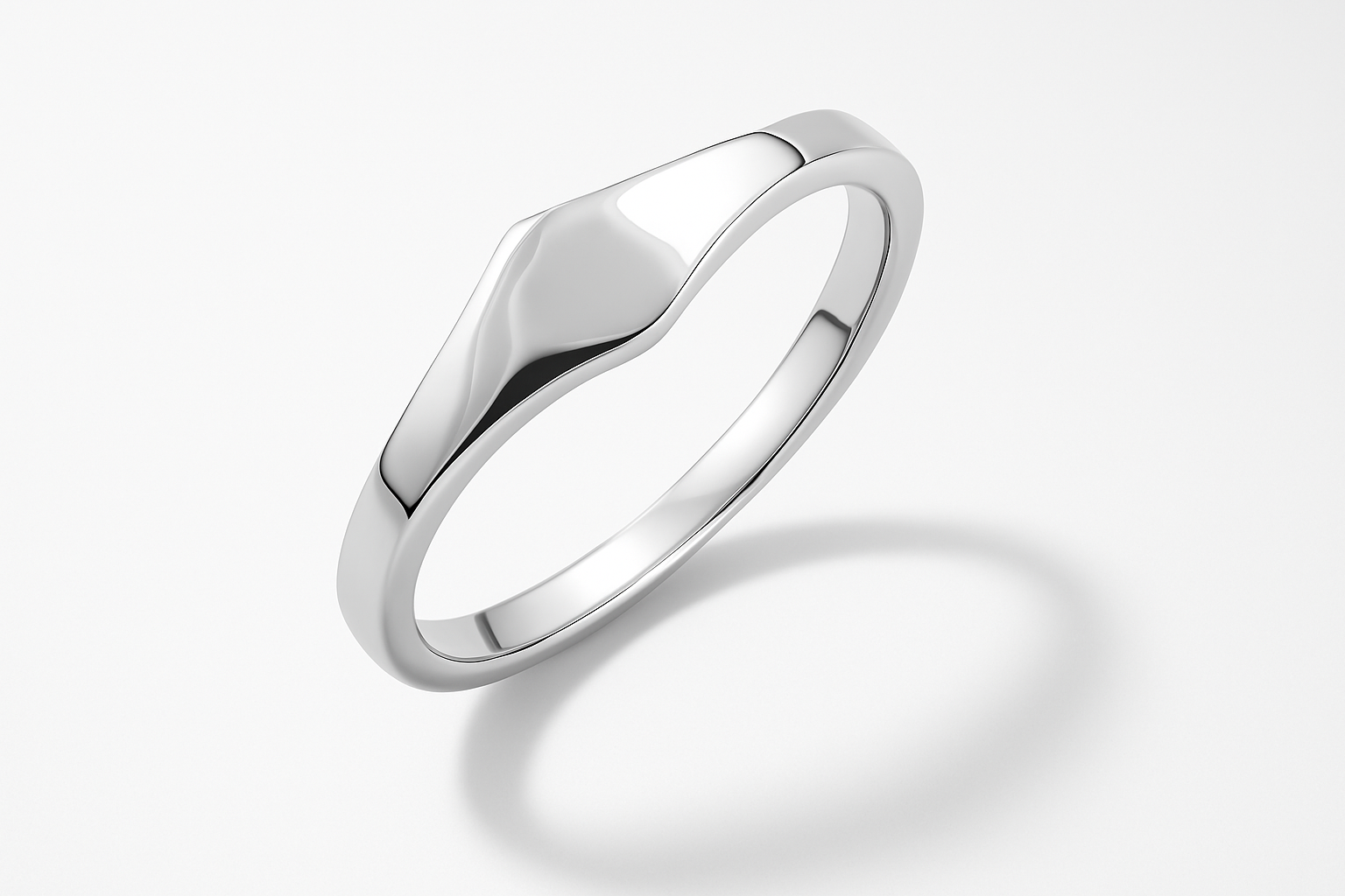 Marlo Ring Silver - Studio Quality White Background