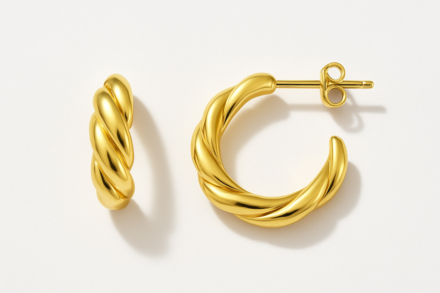 PARIS HOOP - Gold Studio Flat Lay
