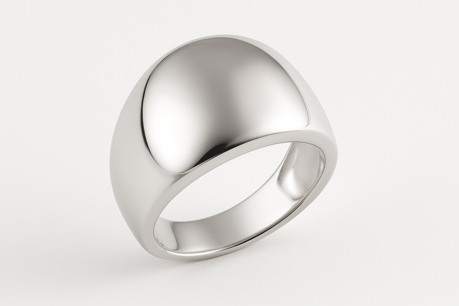 MALLORCA RING - Silver - Studio White Backdrop