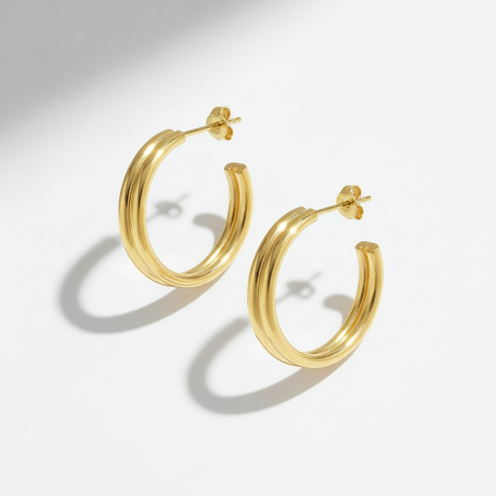 LARGE HVAR HOOPS - Realistic with Minimal Shadow