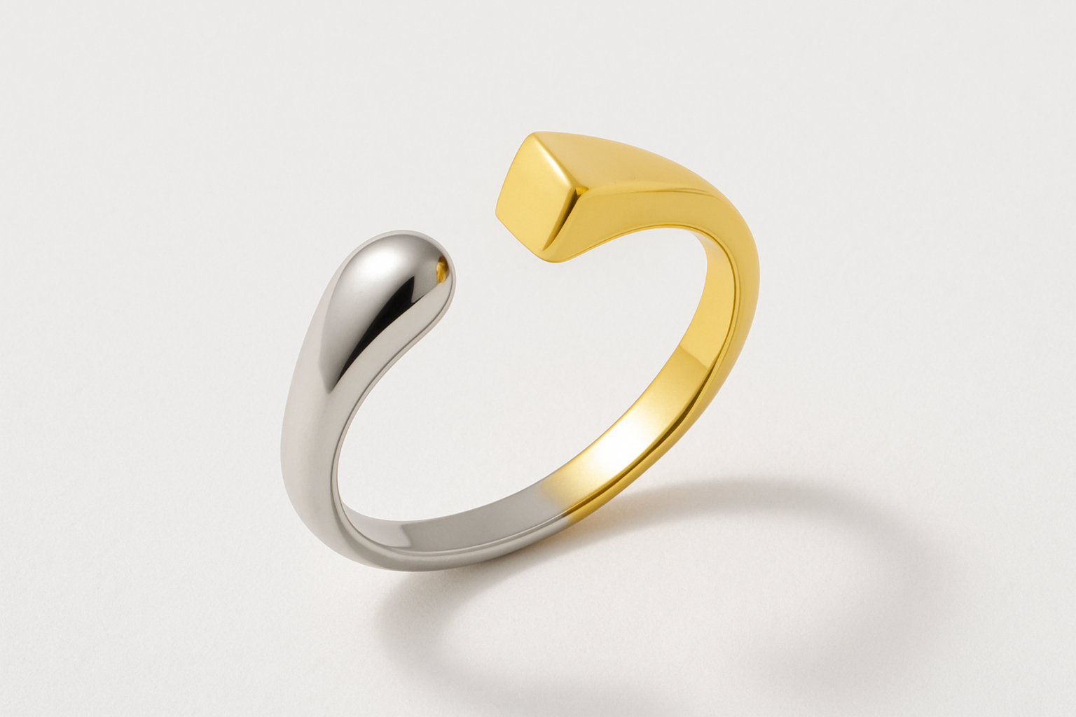 MATILDA RING - Two Toned studio flat lay