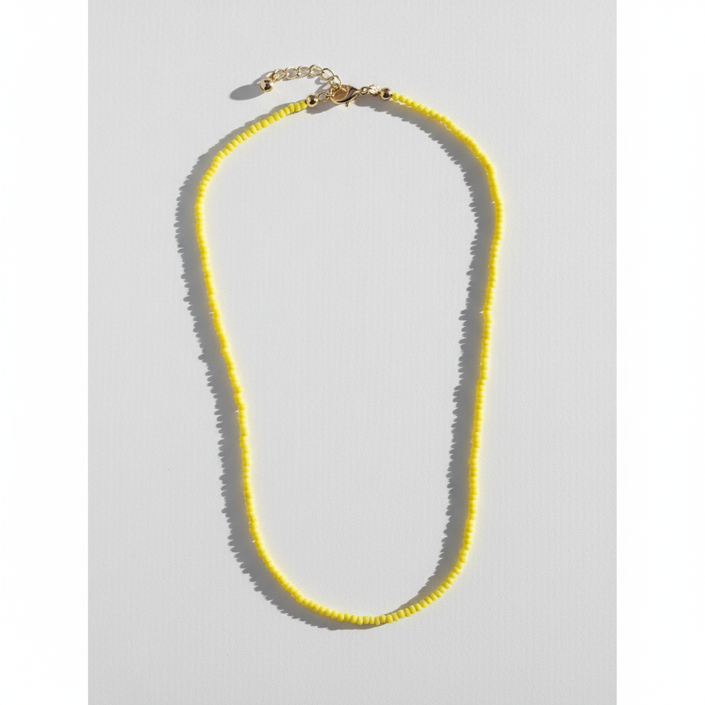 Natural Studio Shot - Jasmine Necklace Lemon Crush