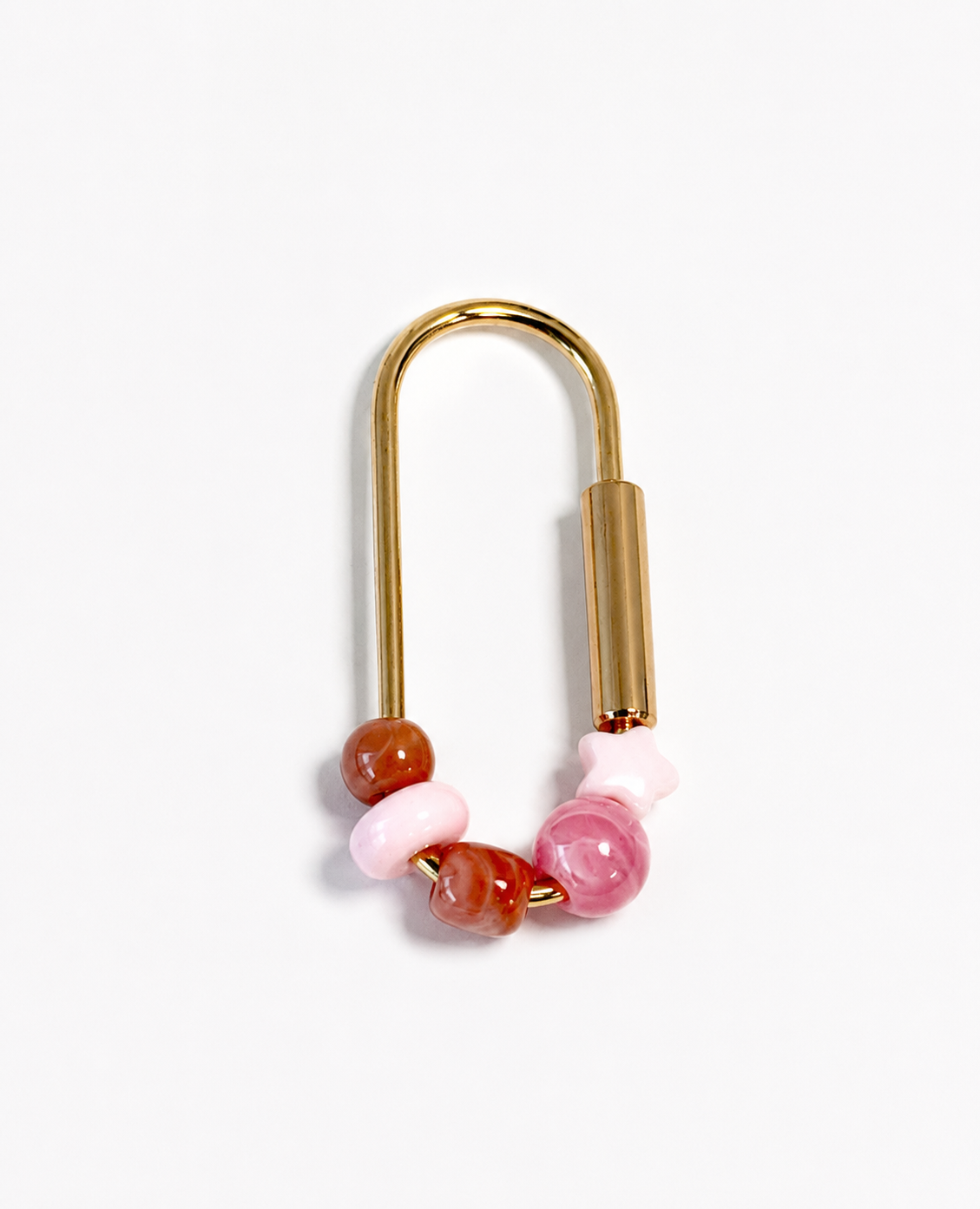 Beaded Ring Key Chain