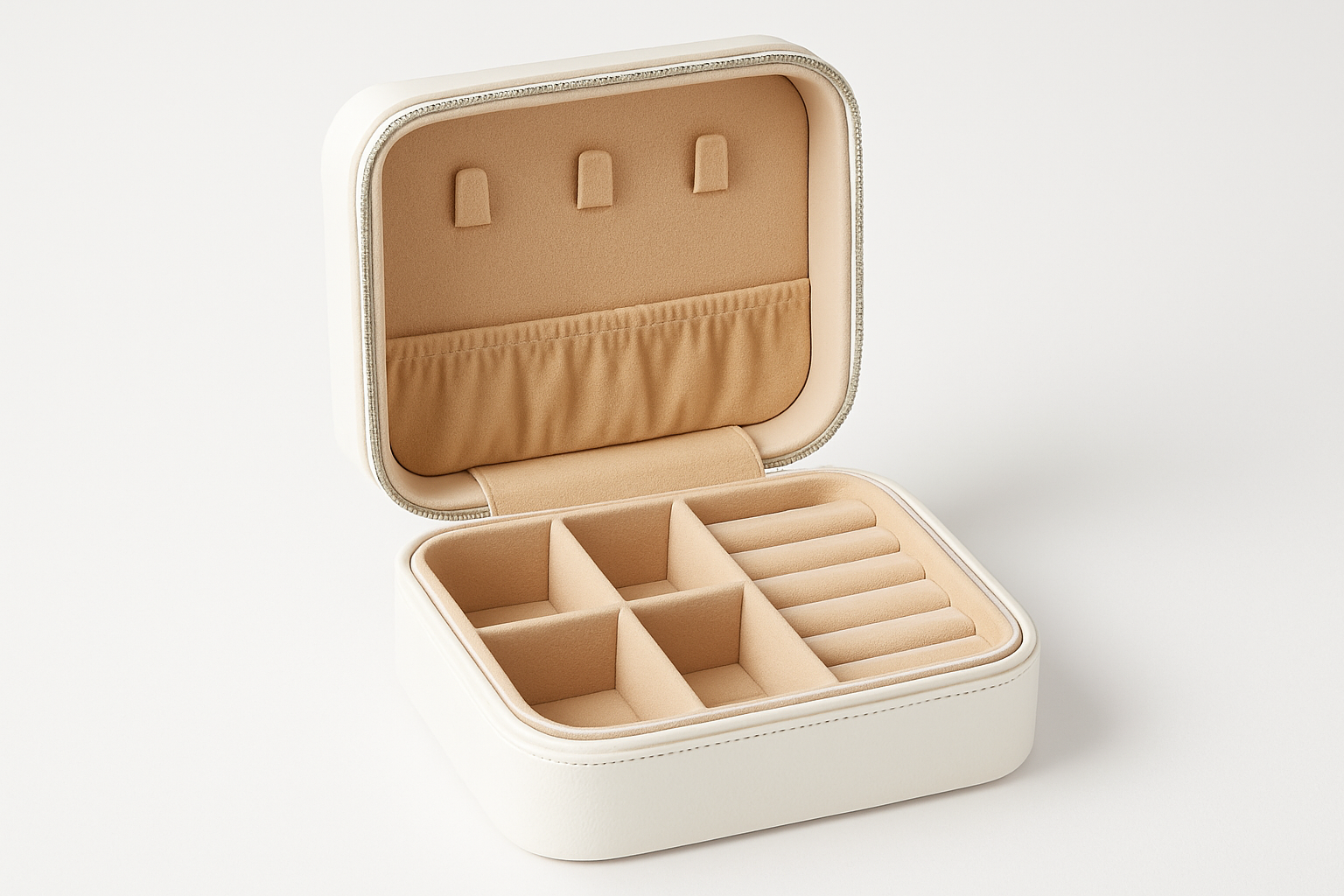 SORRENTO CASE - Cloud interior view with cloud white exterior