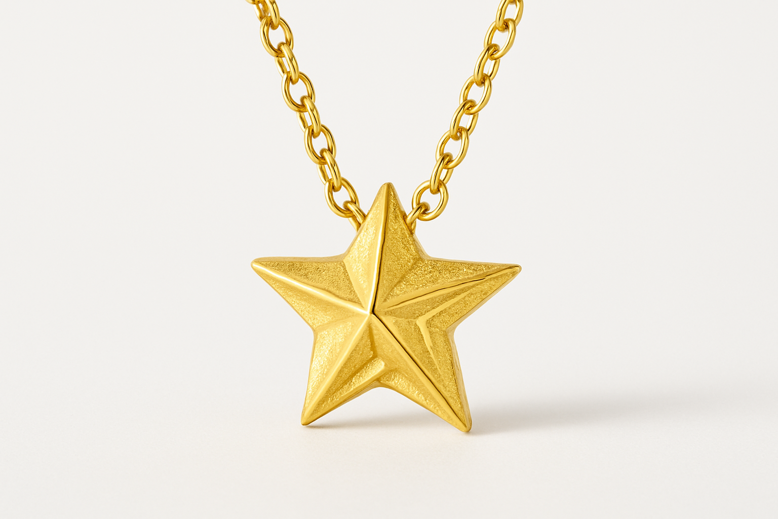 STAR CHARM with white backdrop